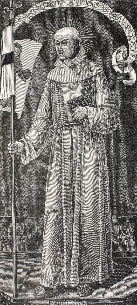 Święty Jan z Capistrano (wł. Giovanni Da Capistrano) autorstwa Paul Lacroix