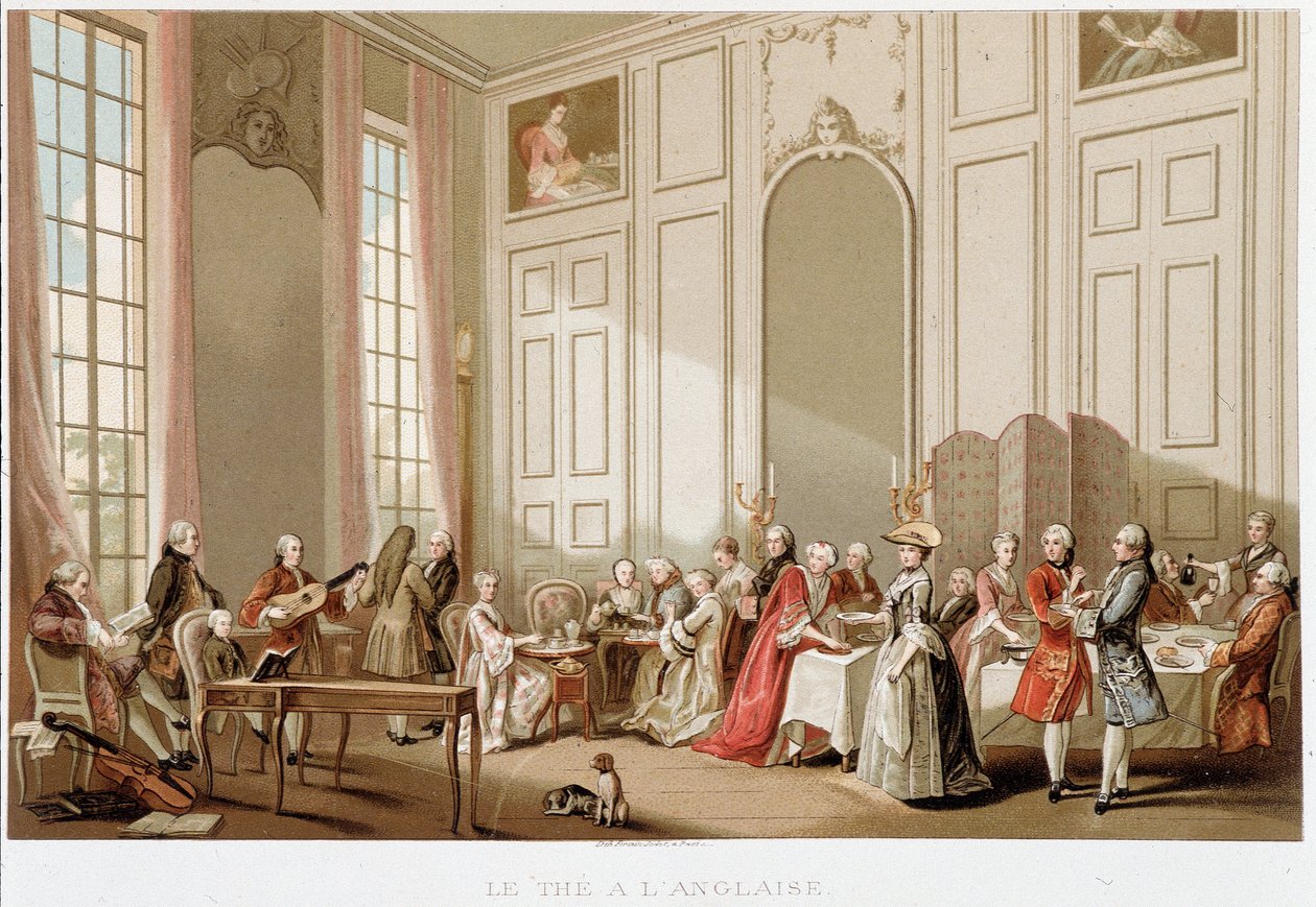 Styl angielski, „” XVIII wiek - Instytucje: zwyczaje i kostiumy, Francja 1700-1789” Paul Lacroix autorstwa Paul Lacroix
