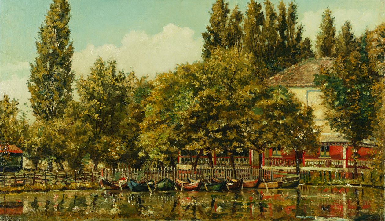 Moret-sur-Loing, autorstwa Paul Leduc