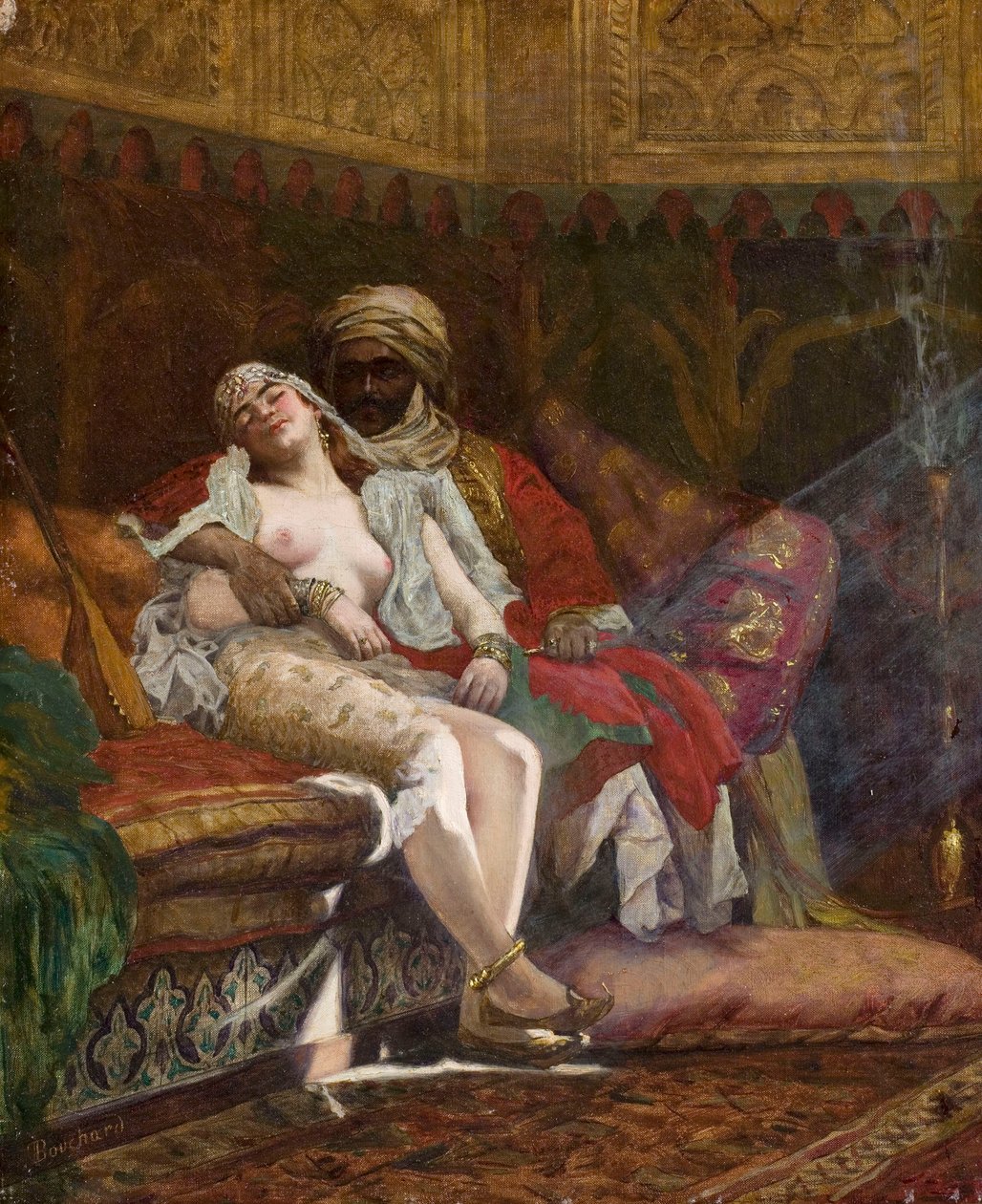 Ulubiony (olej na płótnie) autorstwa Paul Louis Bouchard