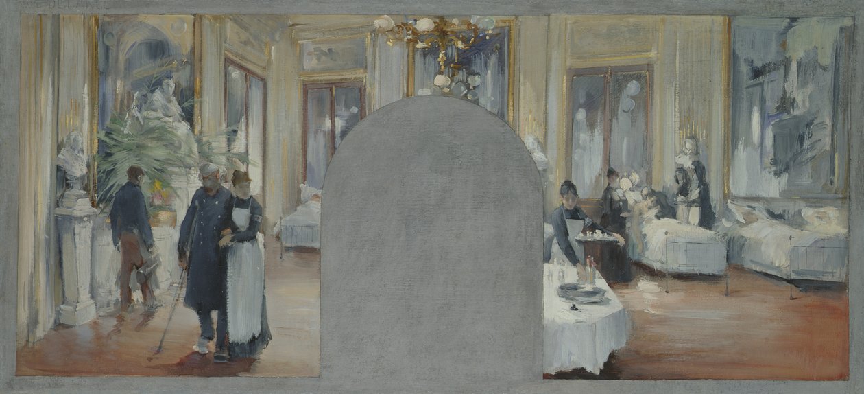 Wnętrze Teatru Francais, 1871 autorstwa Paul Louis Delance