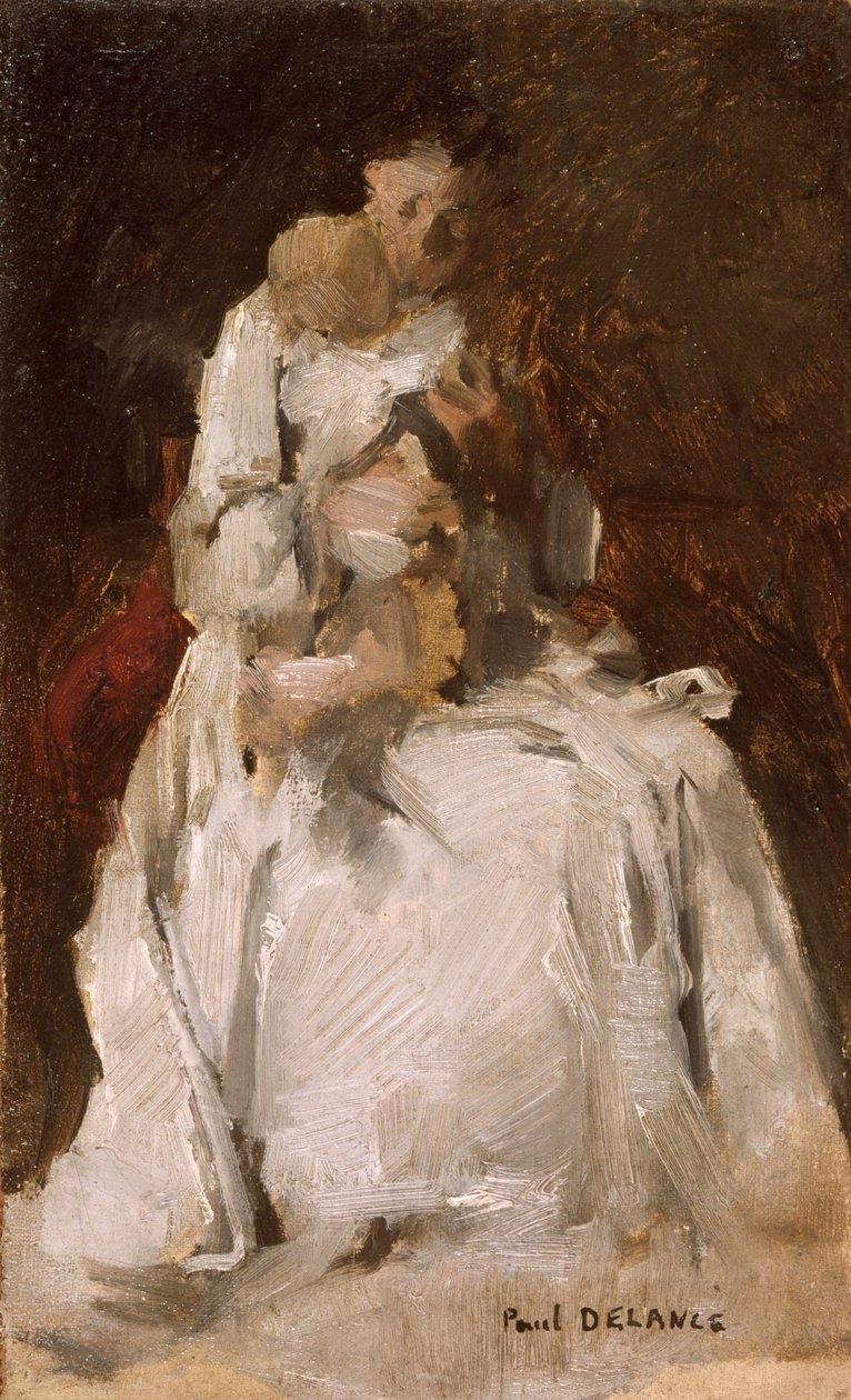 „Matka i dziecko”, 1880-1900 autorstwa Paul Louis Delance