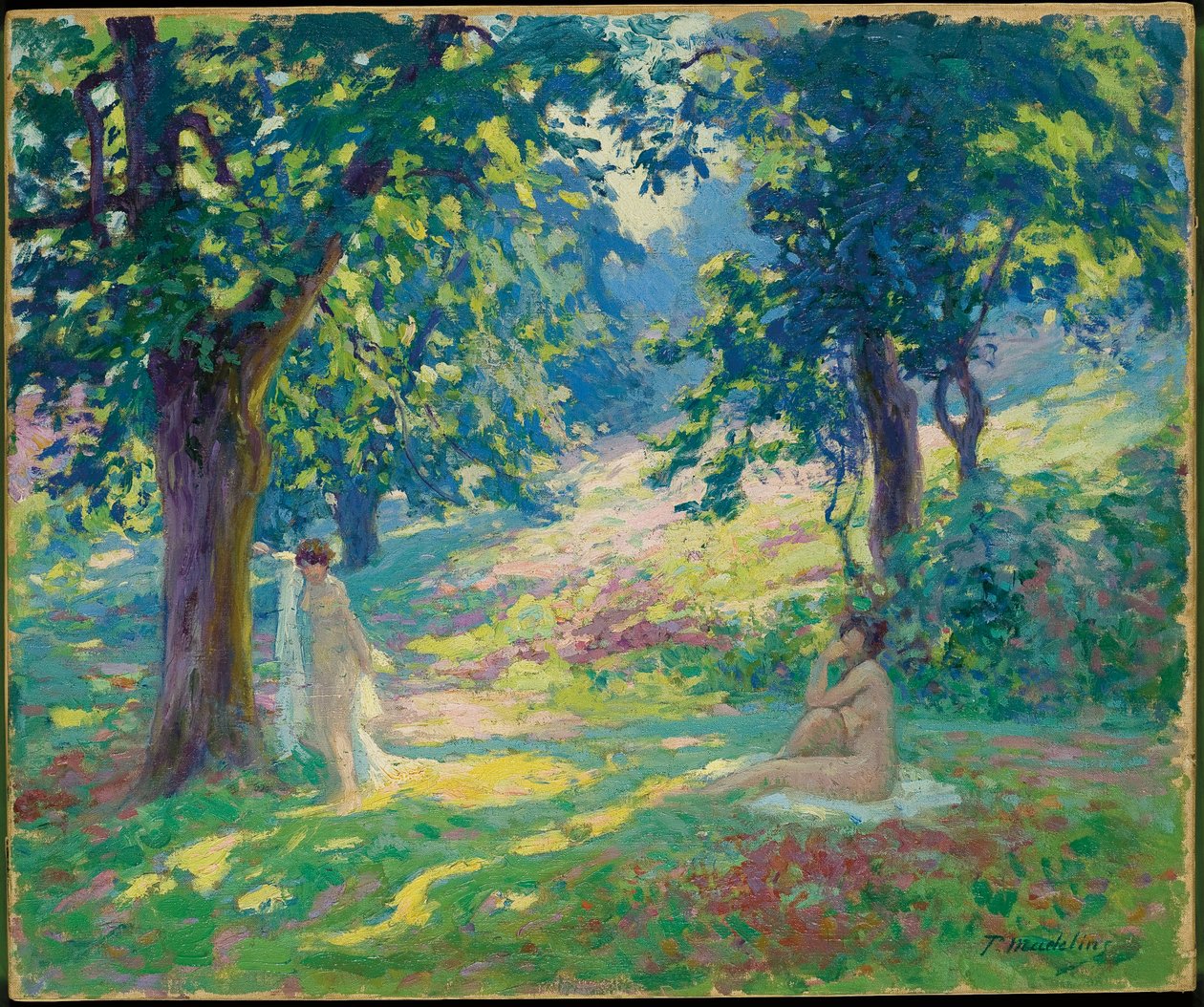 Kąpiący się autorstwa Paul Madeline