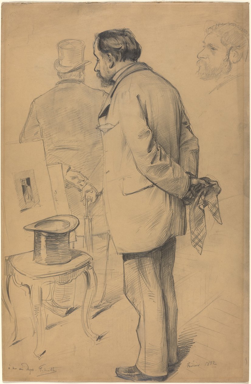 Edgar Degas autorstwa Paul Mathey
