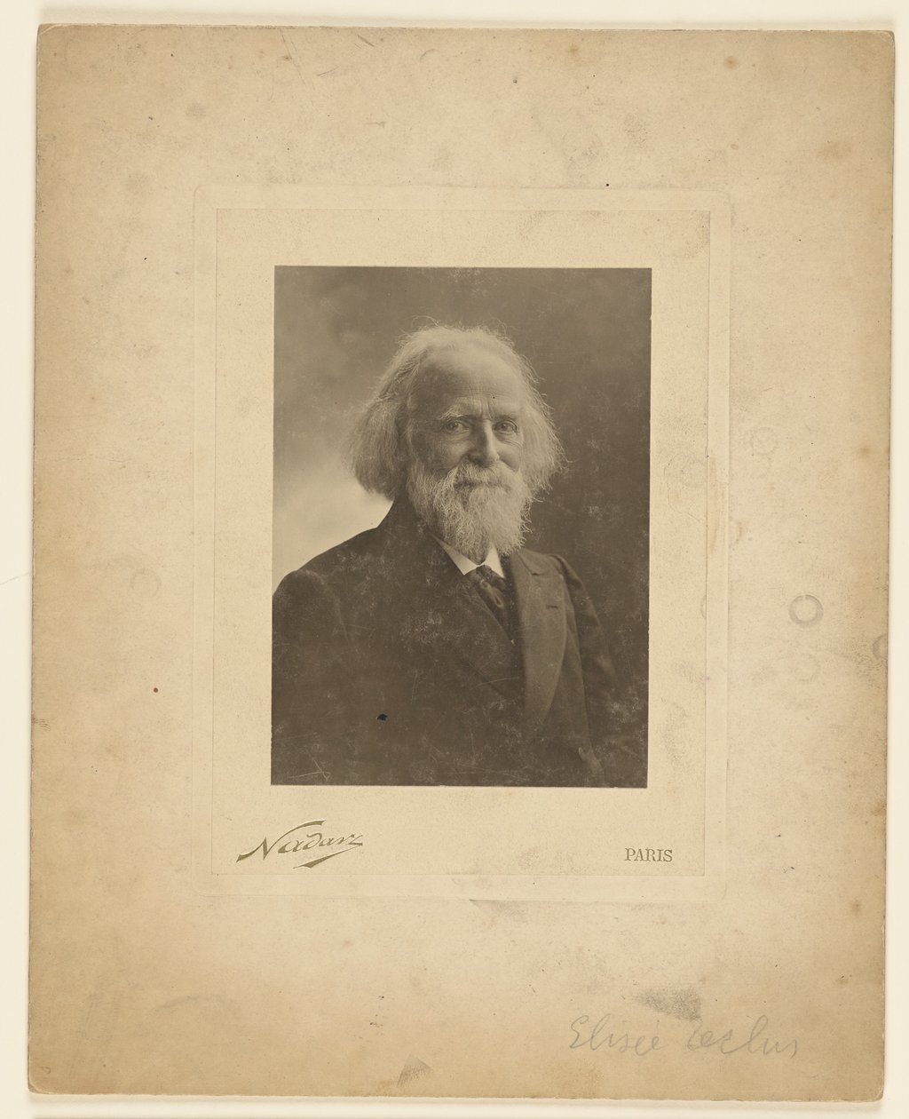 Élisée Reclus autorstwa Paul Nadar