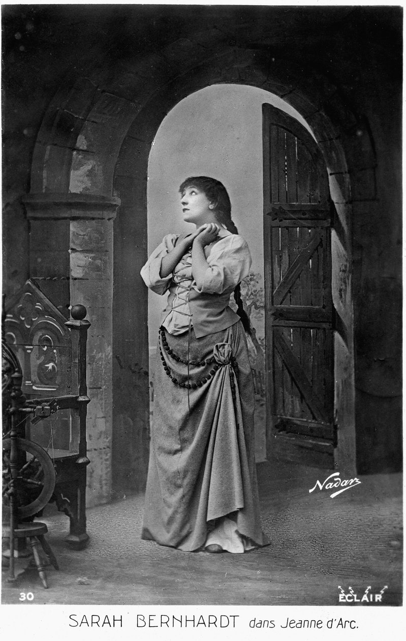 Henriette Rosine Bernard aka Sarah Bernhardt (1844-1923) w roli Joanny d