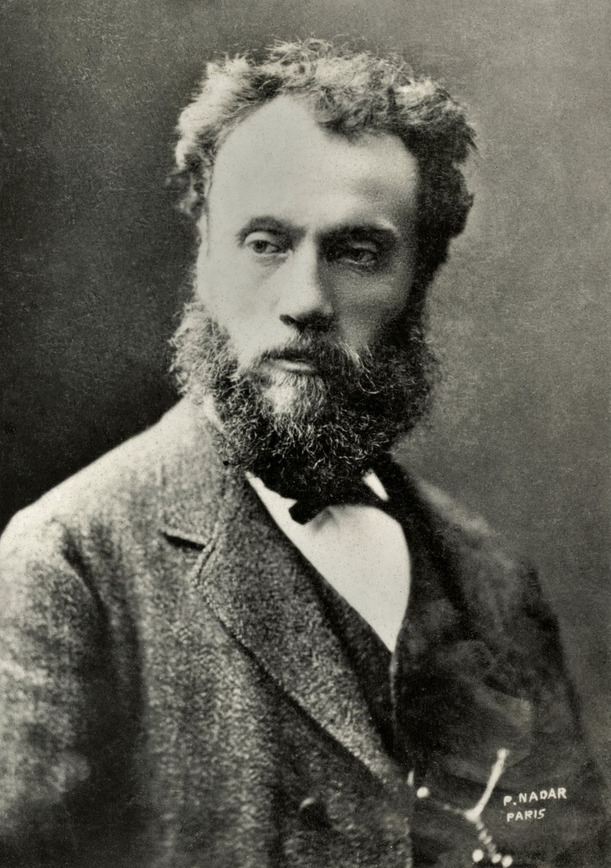 Portret Jeana Paula Laurensa (zdjęcie) autorstwa Paul Nadar
