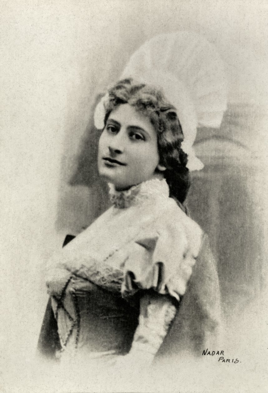 Portret Lucienne Breval (zdjęcie) autorstwa Paul Nadar