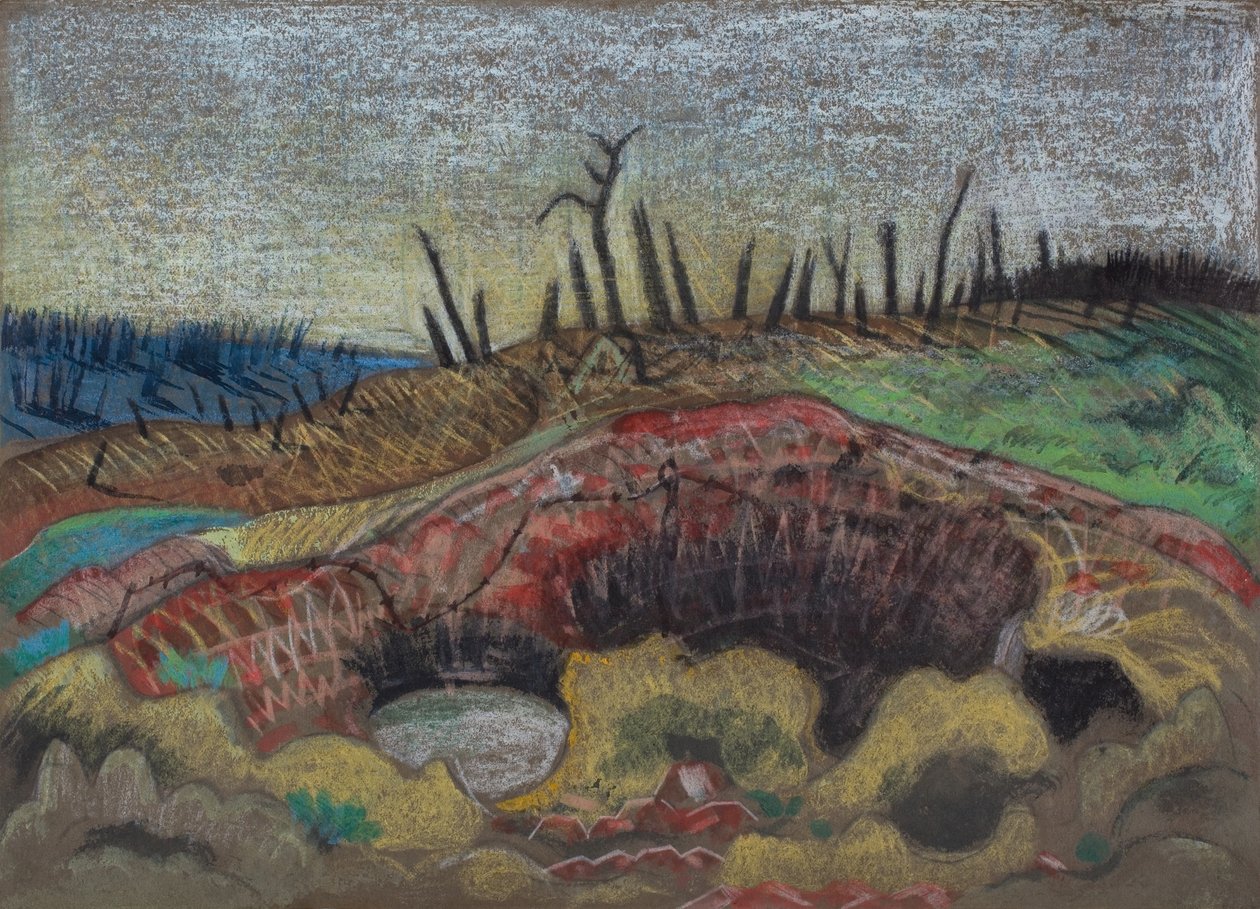 Farma, Wytschaete autorstwa Paul Nash