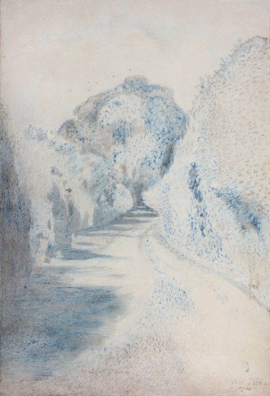 A Lane in Blue autorstwa Paul Nash