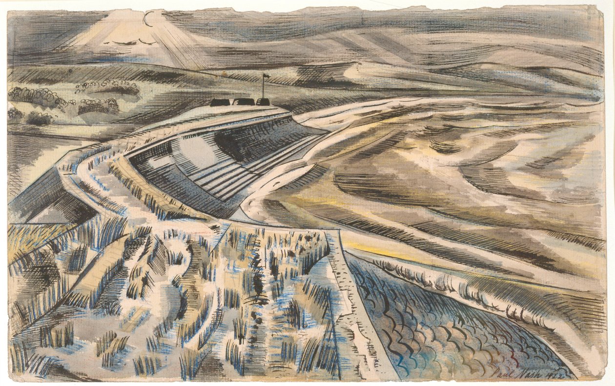 Dymchurch, Kent autorstwa Paul Nash
