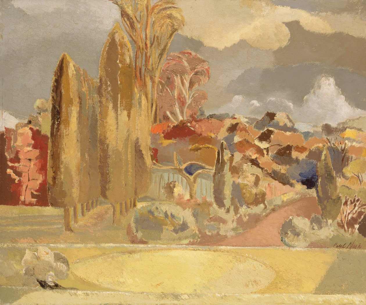 Krajobraz Michaelmas autorstwa Paul Nash