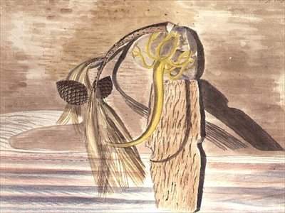 Przedmioty na piaskach autorstwa Paul Nash