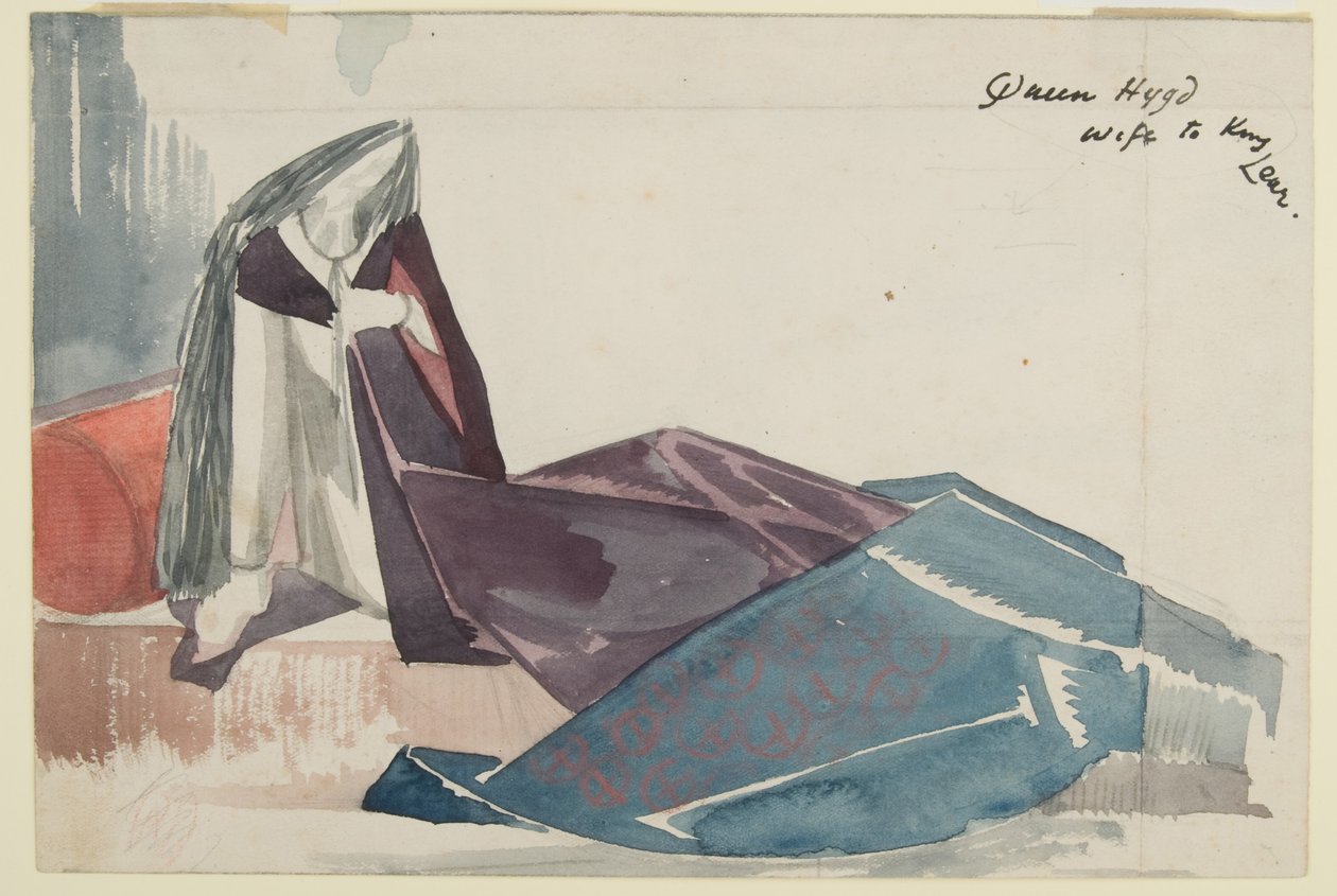 Królowa Hygd, żona króla Leara autorstwa Paul Nash