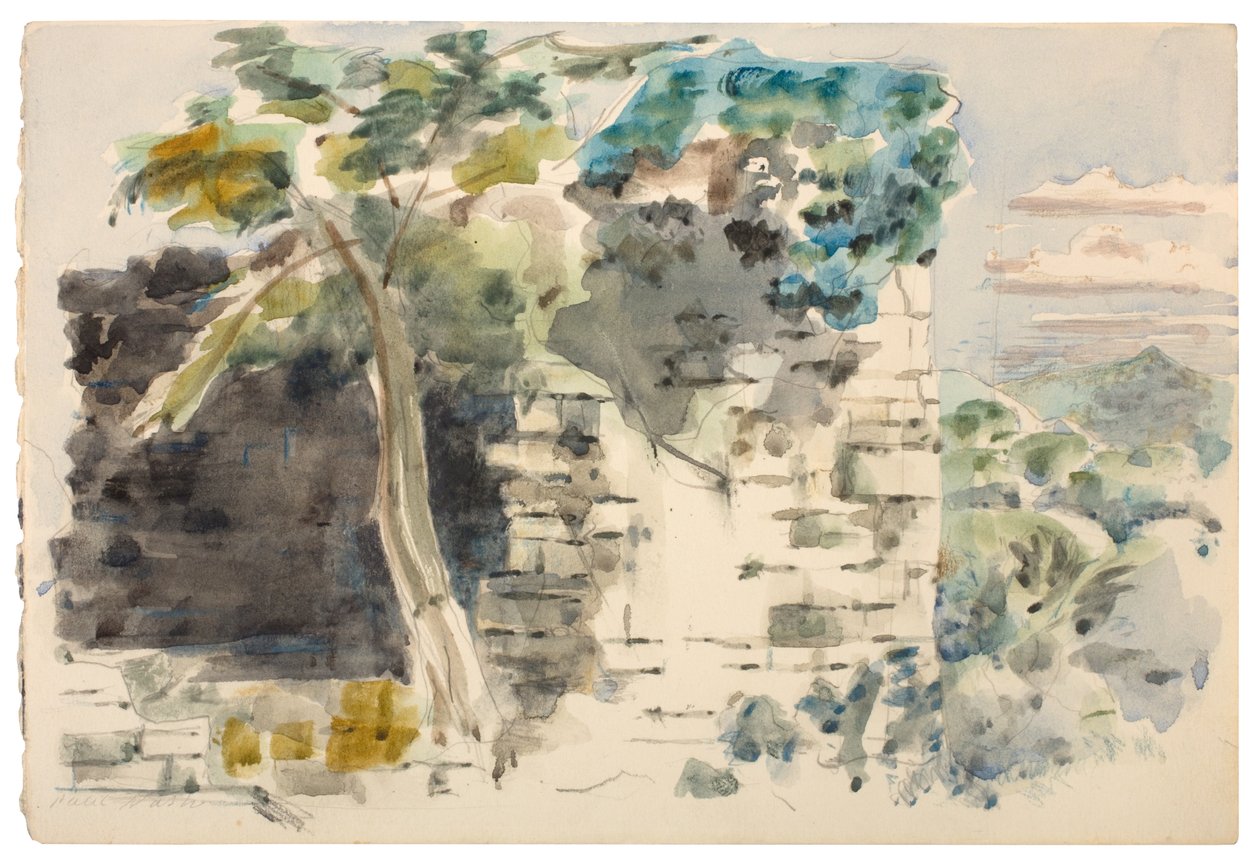 Ruiny w Forest of Dean autorstwa Paul Nash