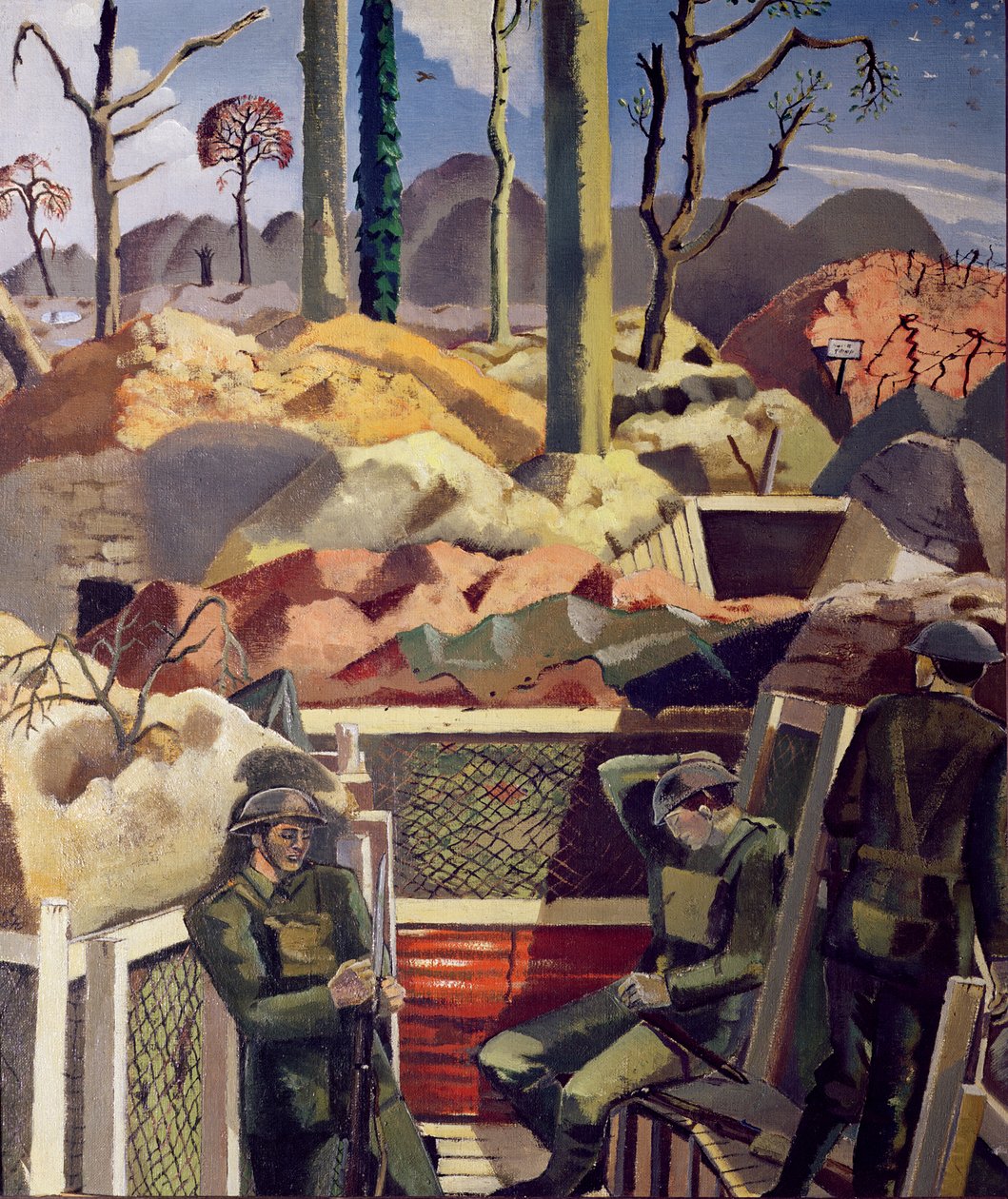 Wiosna w okopach, Ridge Wood autorstwa Paul Nash