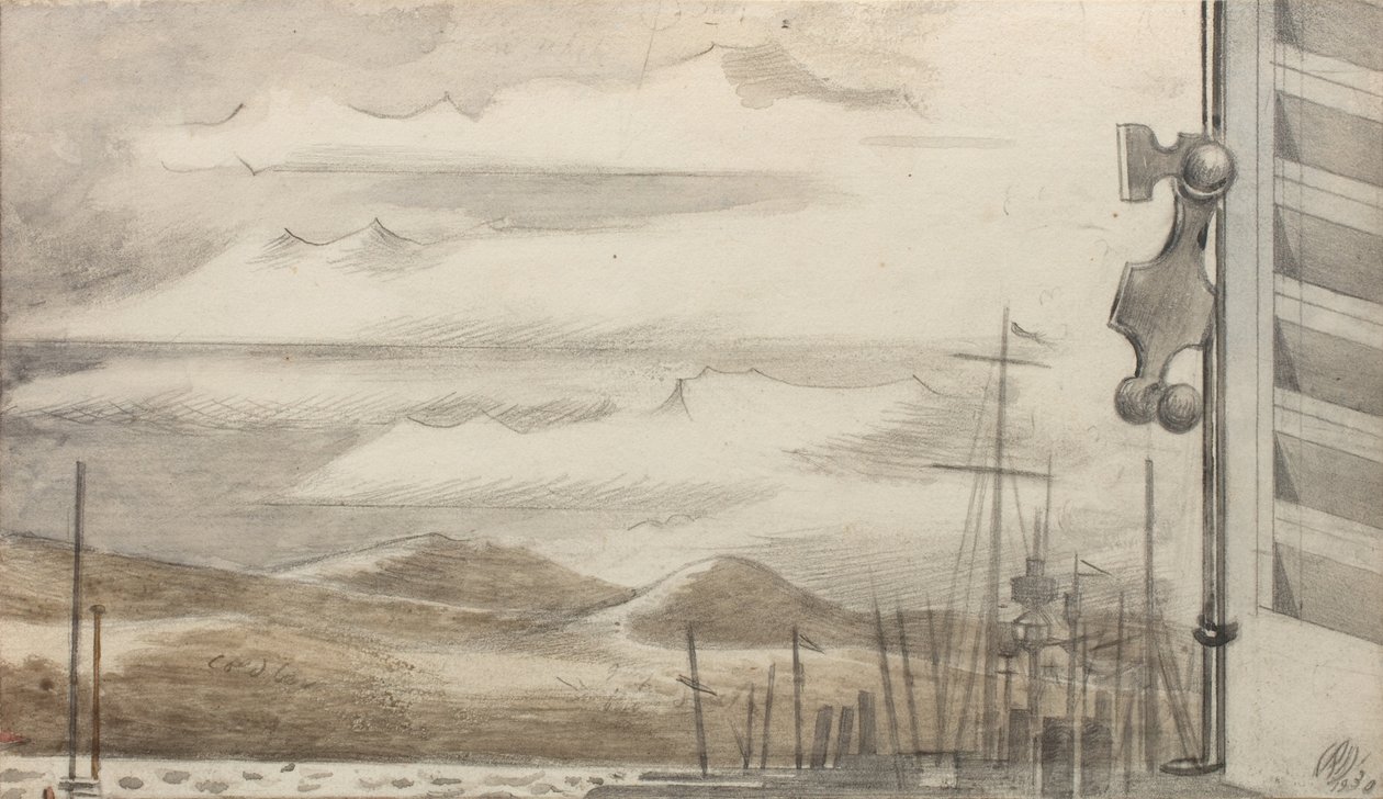 Flota w Tulonie nr 1 autorstwa Paul Nash
