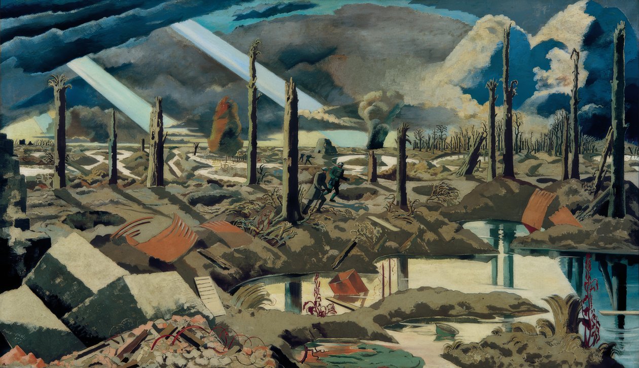 Droga Menin autorstwa Paul Nash