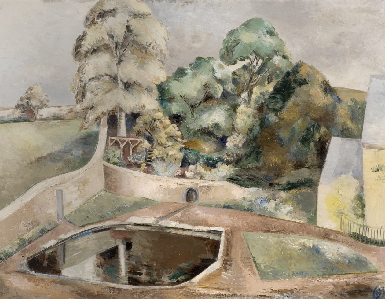 Staw w Souldern autorstwa Paul Nash