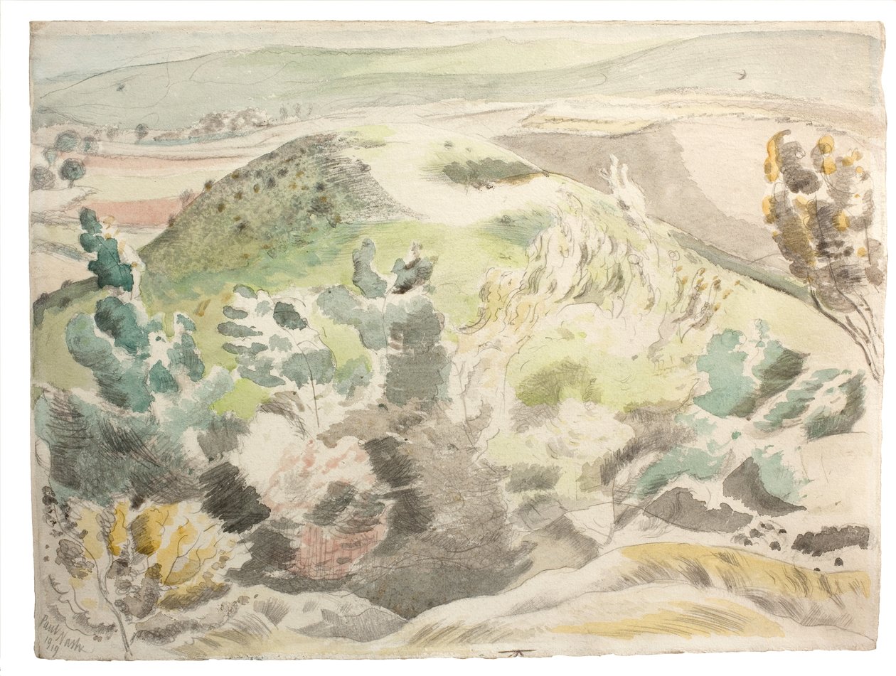 Windy Hill autorstwa Paul Nash