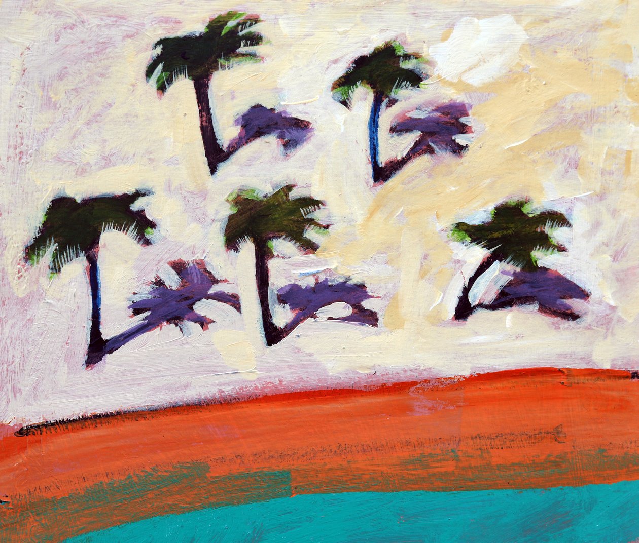 Palmy autorstwa Paul Powis