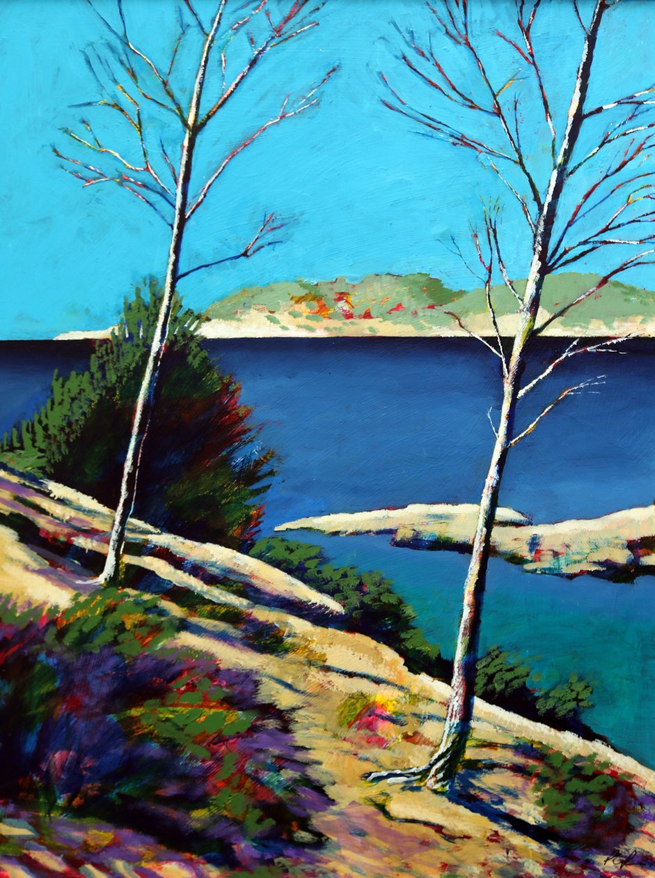 Peguera (akryl na pokładzie) autorstwa Paul Powis