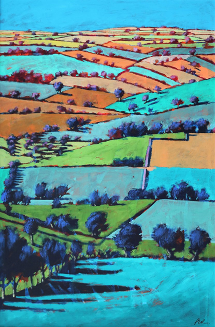 Rodge Hill (akryl na pokładzie) autorstwa Paul Powis