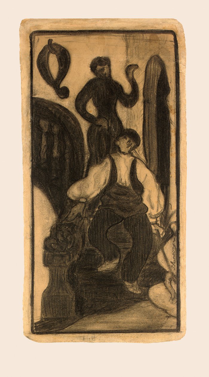 Schody w gospodzie, Kraj Basków autorstwa Paul Elie Ranson