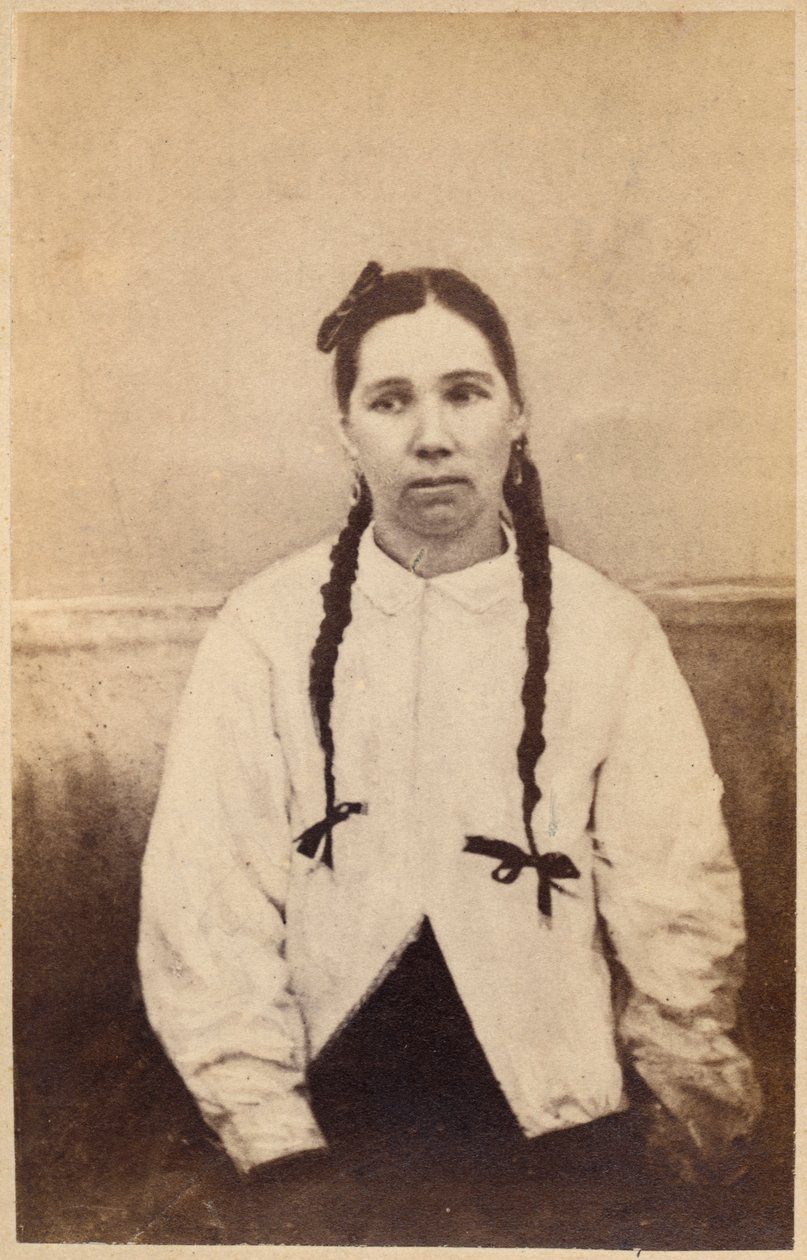 Epilepsja histeryczna, początek ataku, ilustracja z „Iconographie Photographique de La Salpetriere”, ilustracja XV, Bourneville i P. Regnard, Paryż, 1876 (druk albumowy) autorstwa Paul Regnard