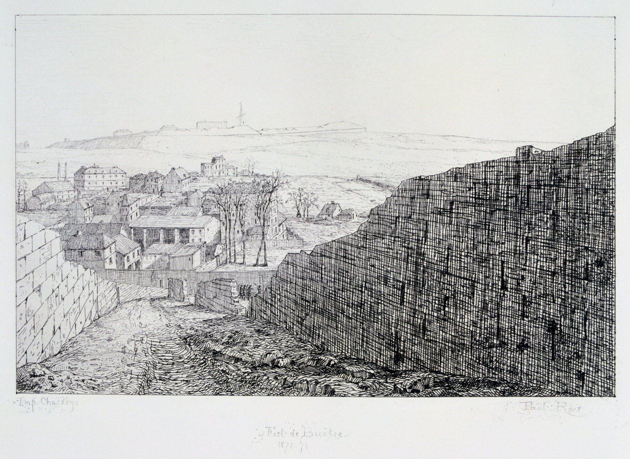Fort de Bicetre, Oblężenie Paryża, 1870-1871 autorstwa Paul Roux