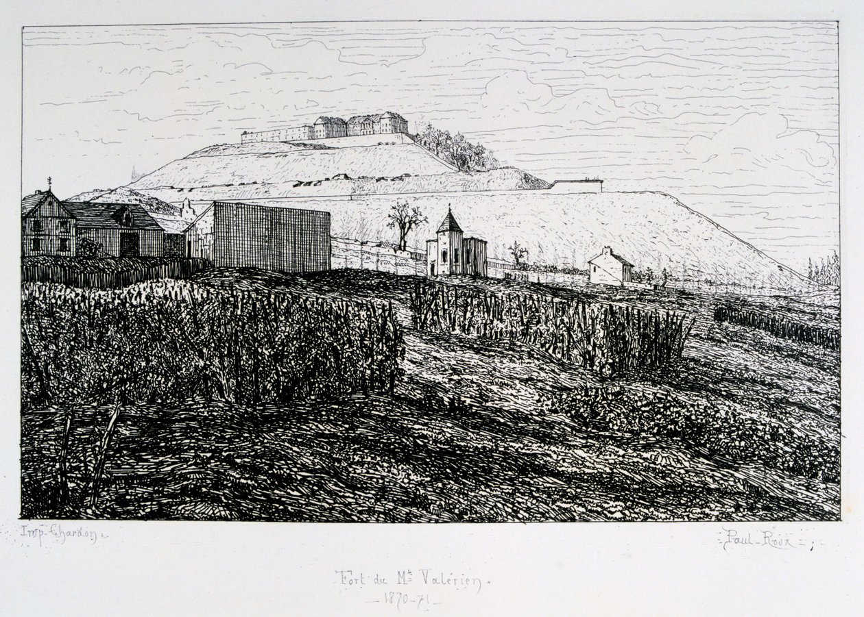 Fort du Mont Valerien, Zwycięstwa Paryża, 1870-1871 autorstwa Paul Roux