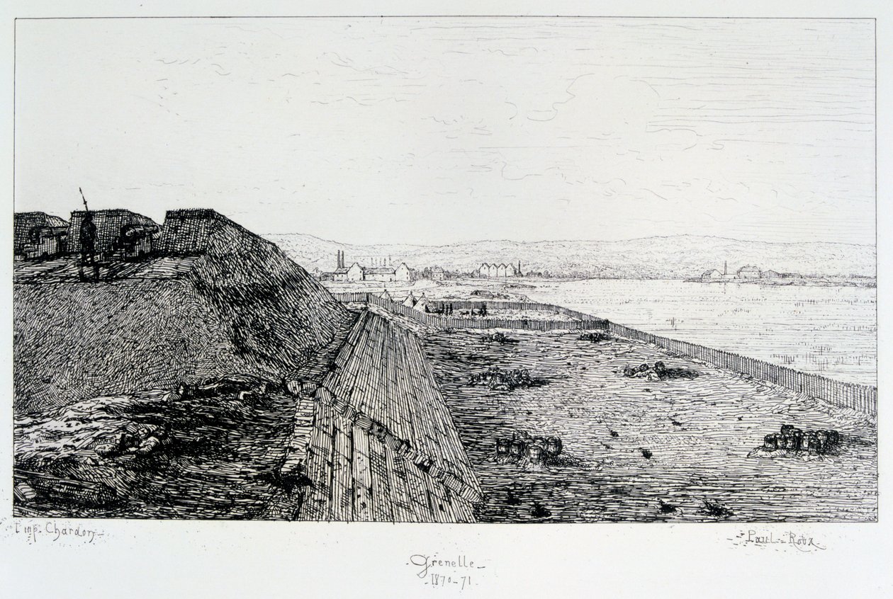 Grenelle, Oblężenie Paryża, 1870-1871 autorstwa Paul Roux
