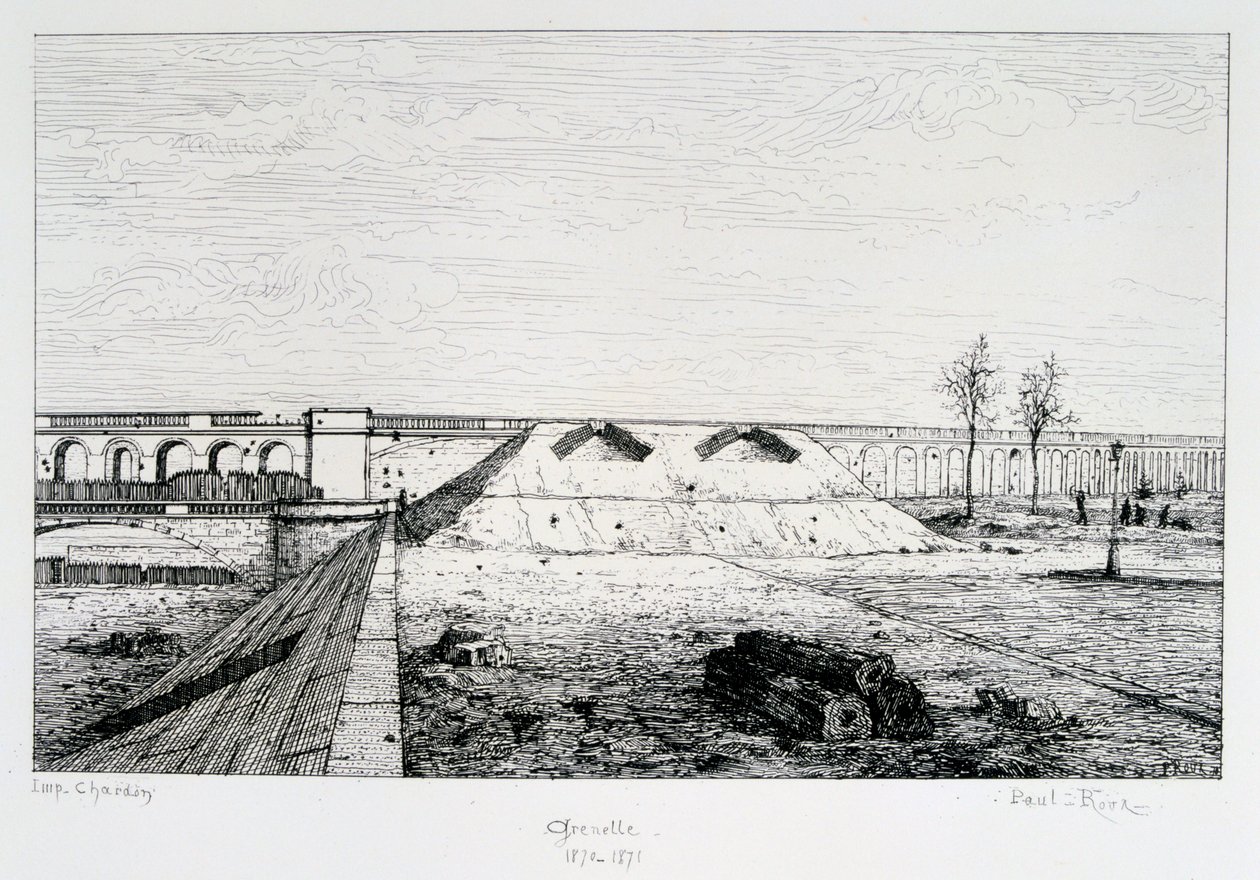 Grenelle, Oblężenie Paryża, 1870-1871 autorstwa Paul Roux