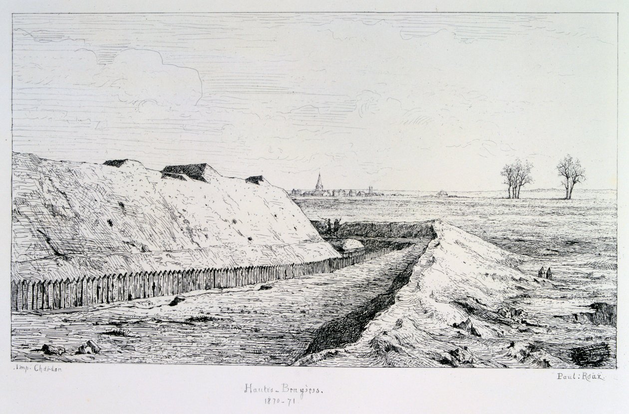Haute Brugeres, Oblężenie Paryża, 1870-1871 autorstwa Paul Roux