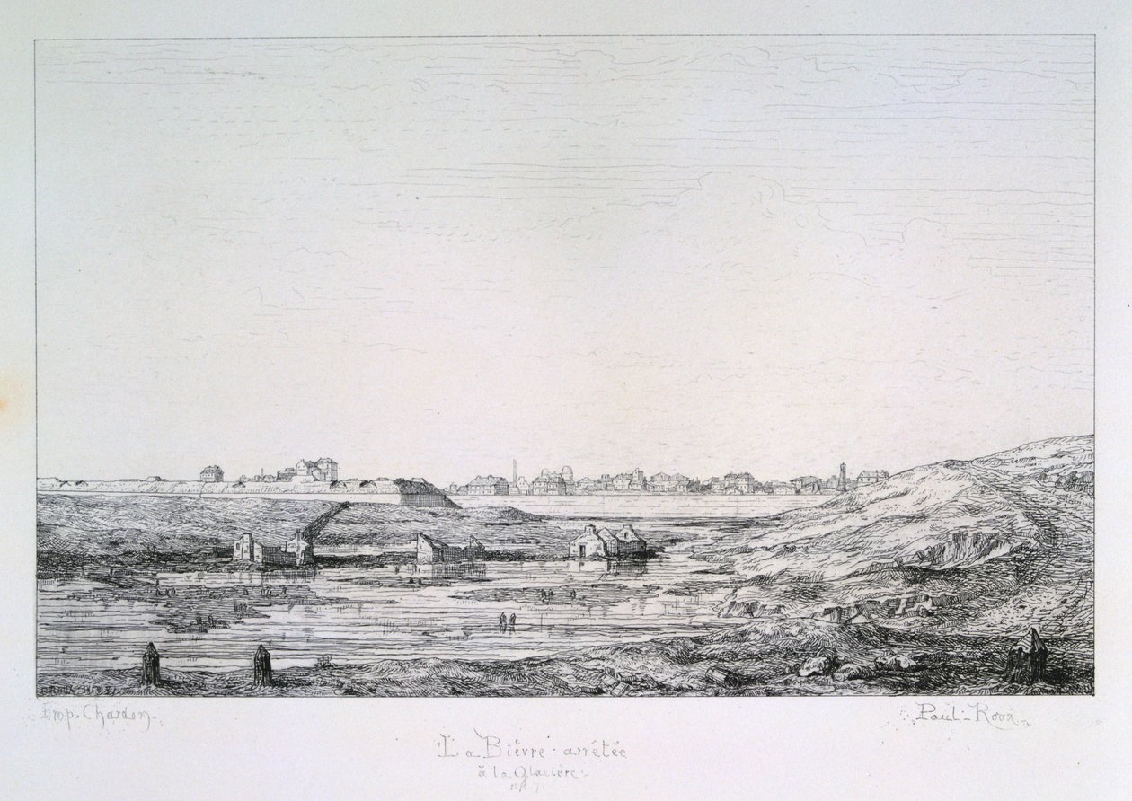 Siege of Paris, 1870-1871 autorstwa Paul Roux