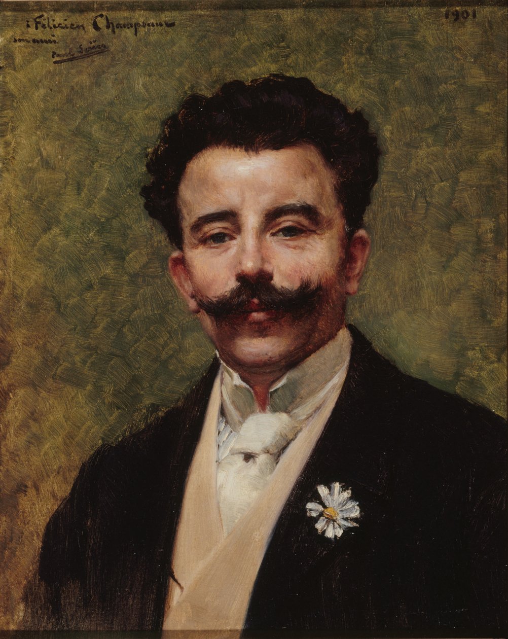 Portret Feliciena Champsaura 1859-1934, 1901. autorstwa Paul Saïn