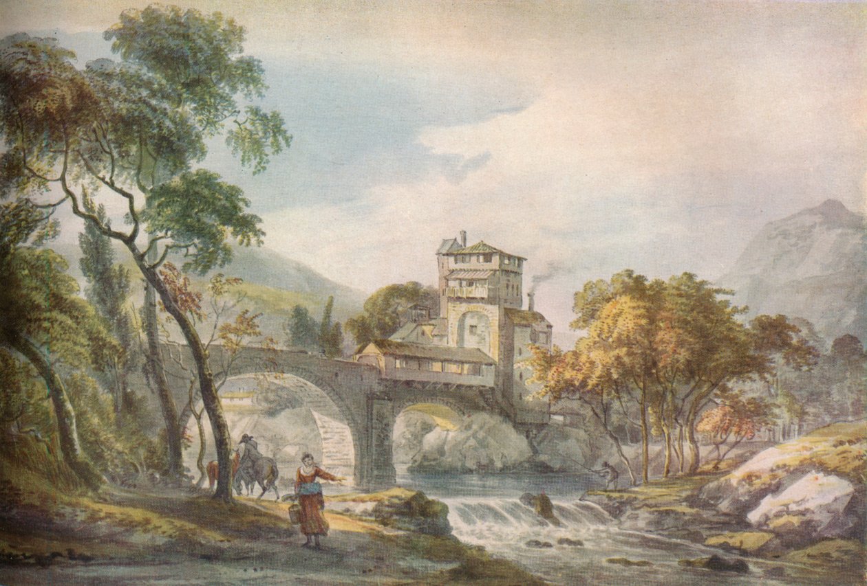 Pejzaż klasyczny, XVIII w. autorstwa Paul Sandby