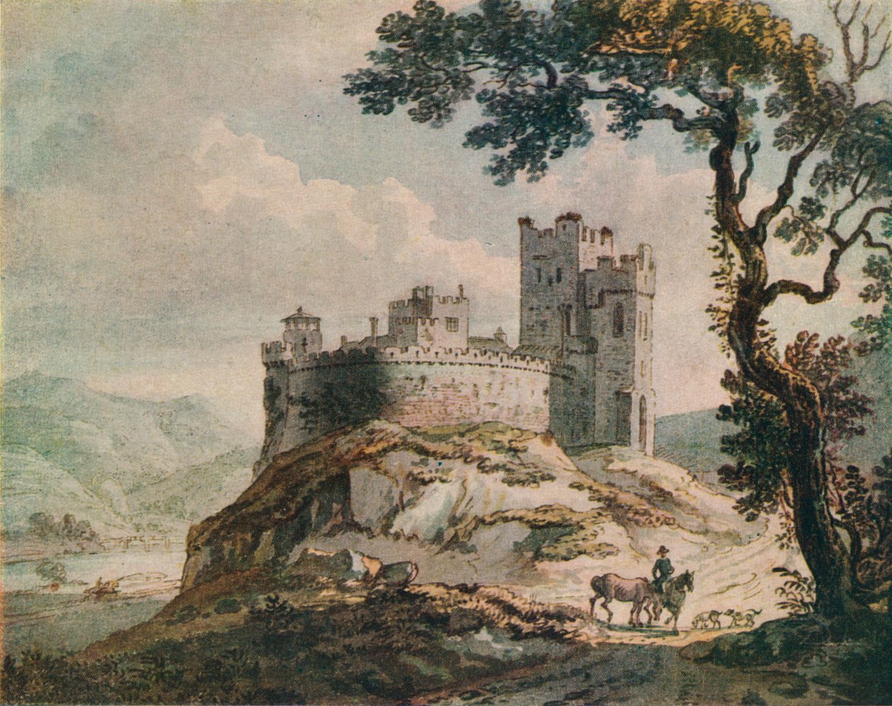 Stary Zamek, ok. 1764 r. autorstwa Paul Sandby