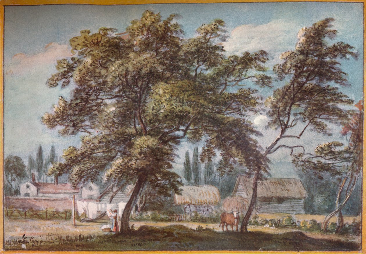 W Englefield Green, XVIII wiek, 1924 autorstwa Paul Sandby