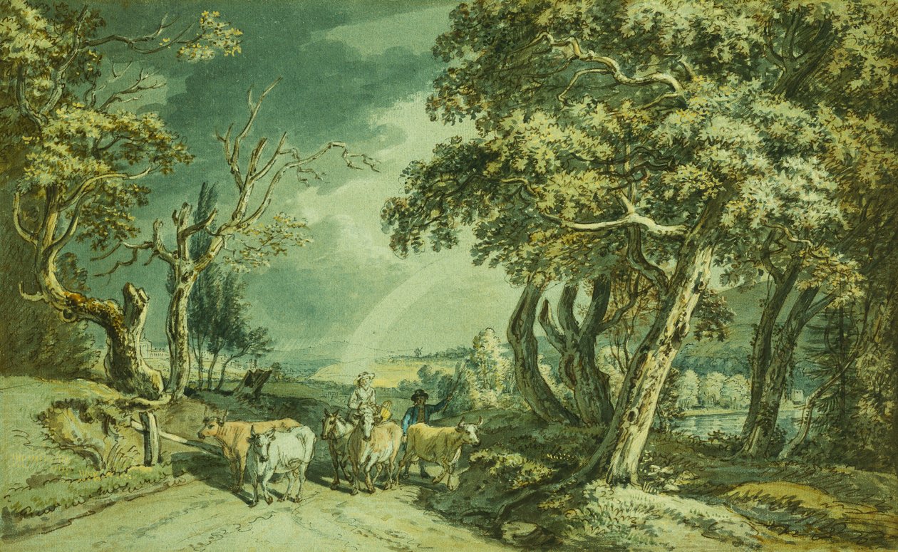 Idąc na rynek, autorstwa Paul Sandby