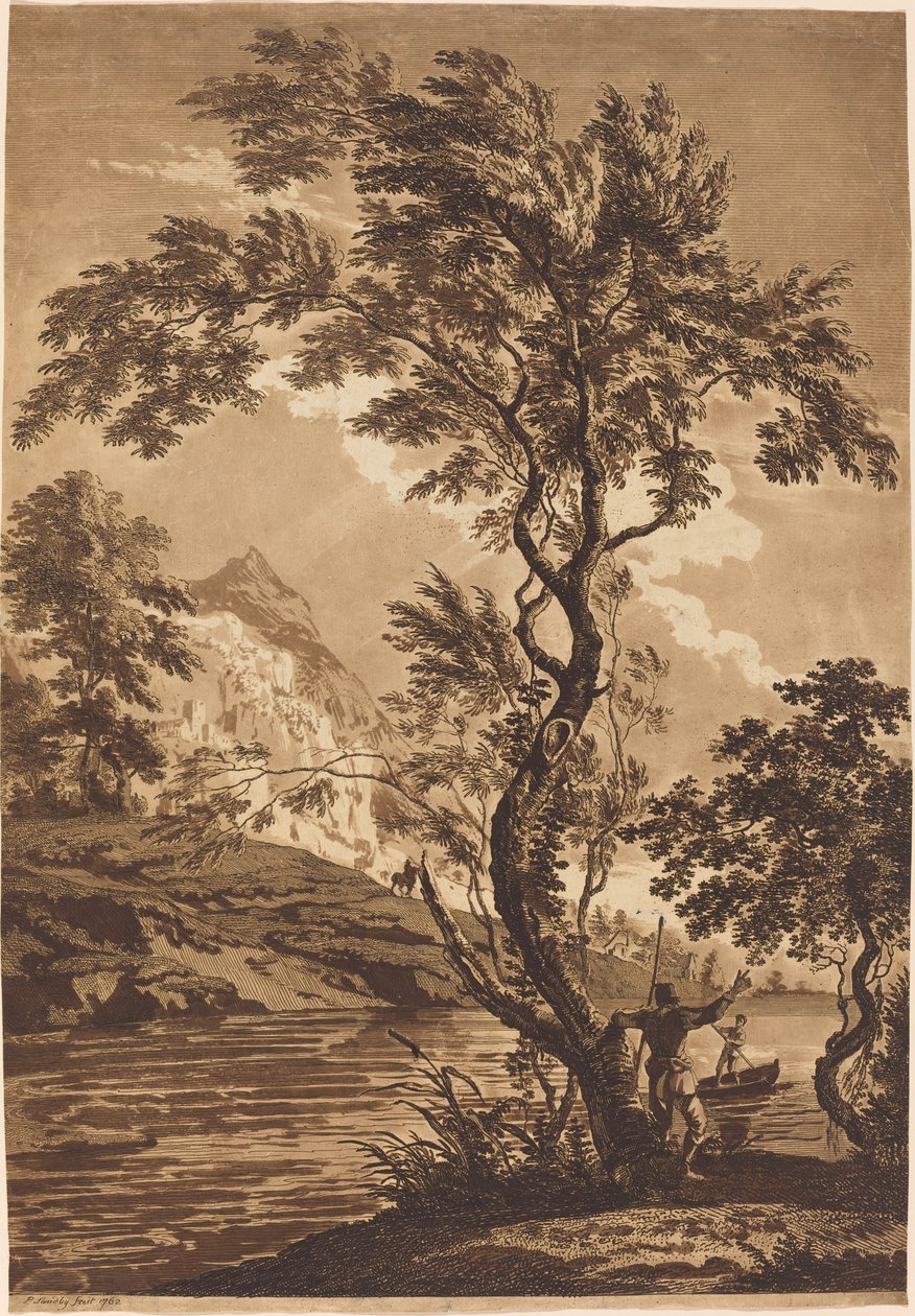 Włoski krajobraz autorstwa Paul Sandby