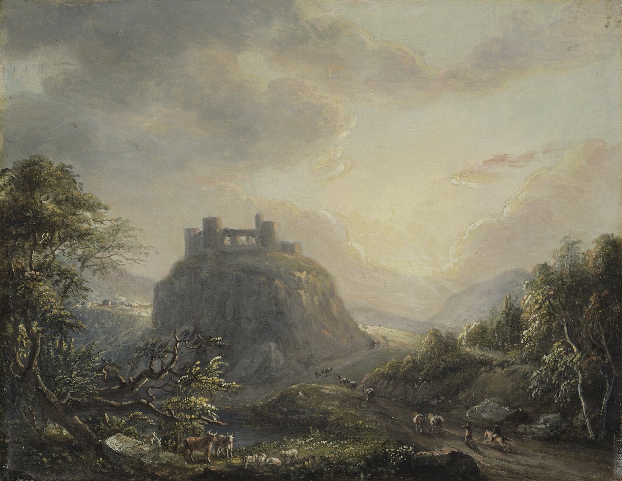 Krajobraz z zamkiem autorstwa Paul Sandby