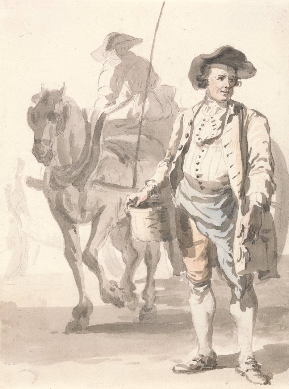 London Cries: majsterkowicz i jego żona autorstwa Paul Sandby