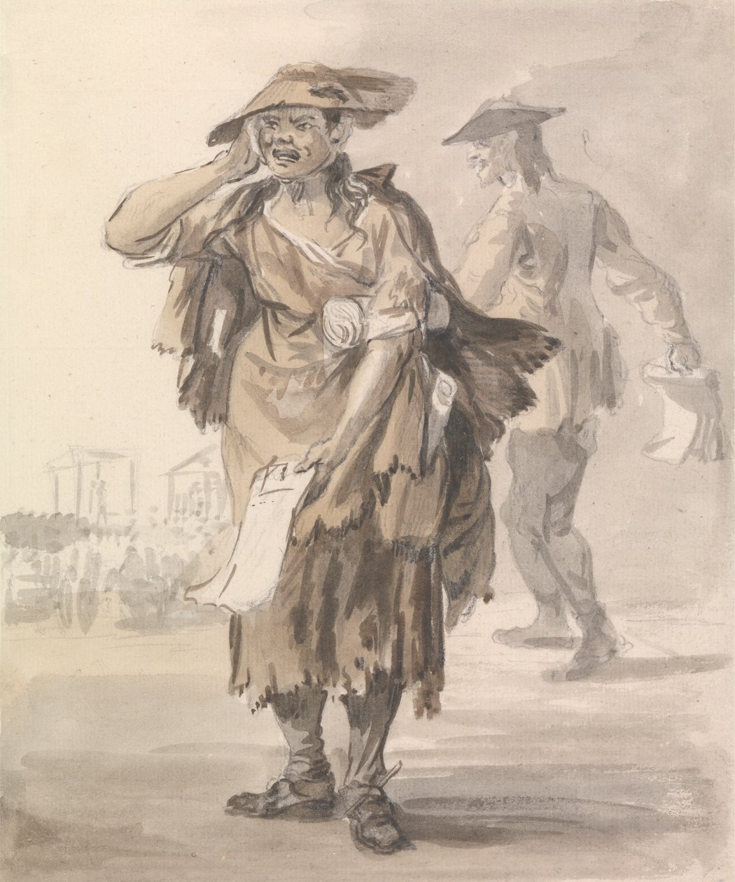London Cries: Last Dying Speech and Confess autorstwa Paul Sandby