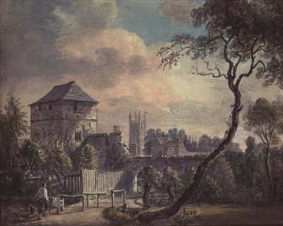 Wieża Magdaleny, Oksford autorstwa Paul Sandby