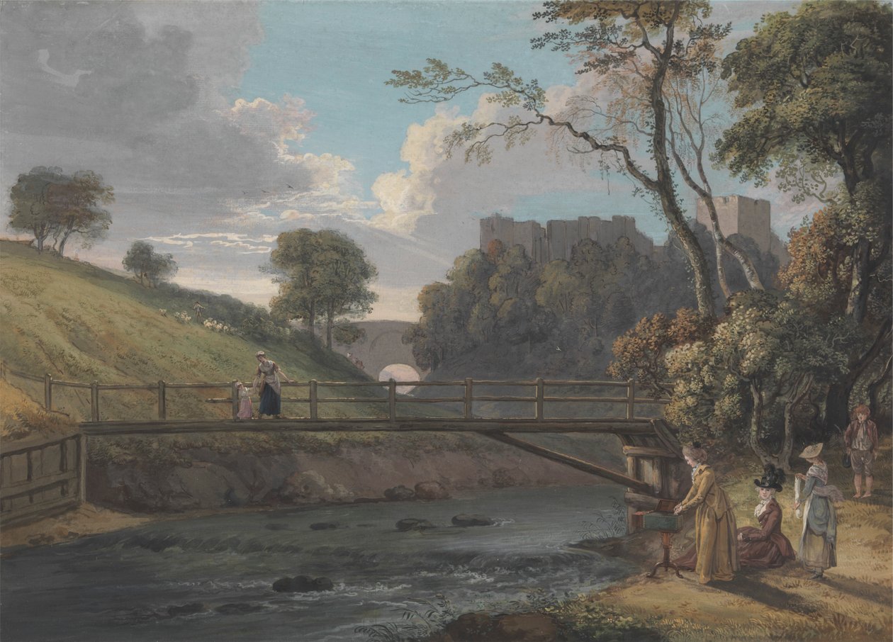 Castelo de Roslin, Midlothianpolish autorstwa Paul Sandby