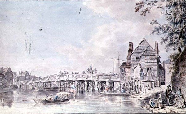 Stary Most w Windsor autorstwa Paul Sandby