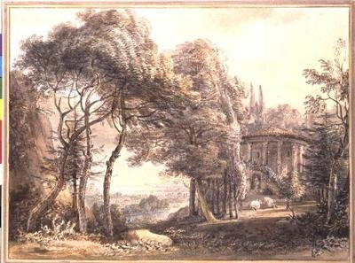 Okrągła Świątynia autorstwa Paul Sandby