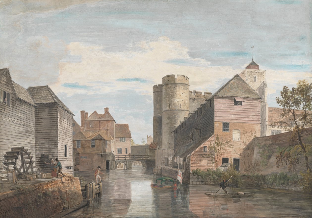 Westgate w Canterbury autorstwa Paul Sandby