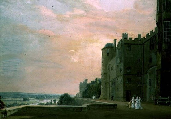 Zamek Windsor: Północny taras autorstwa Paul Sandby